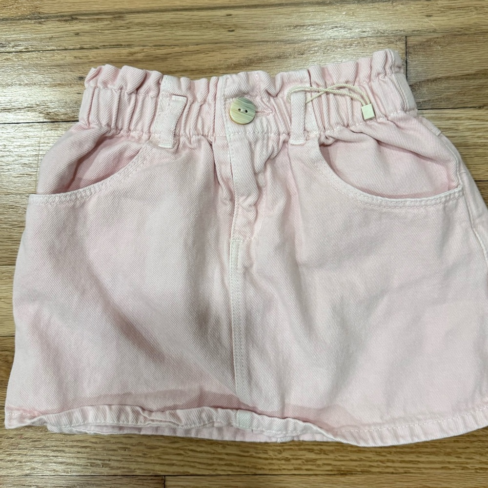 Zara girls denim skirt